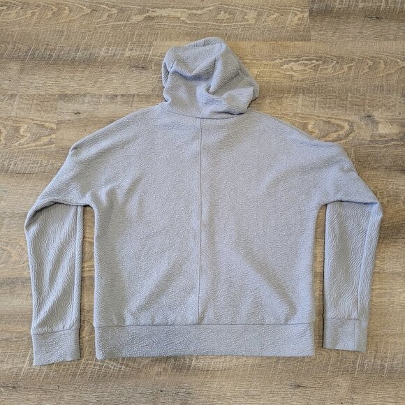 ZYIA | Active Gray Hoodie Texture Sweatshirt | Sz. XS - Picture 7 of 7